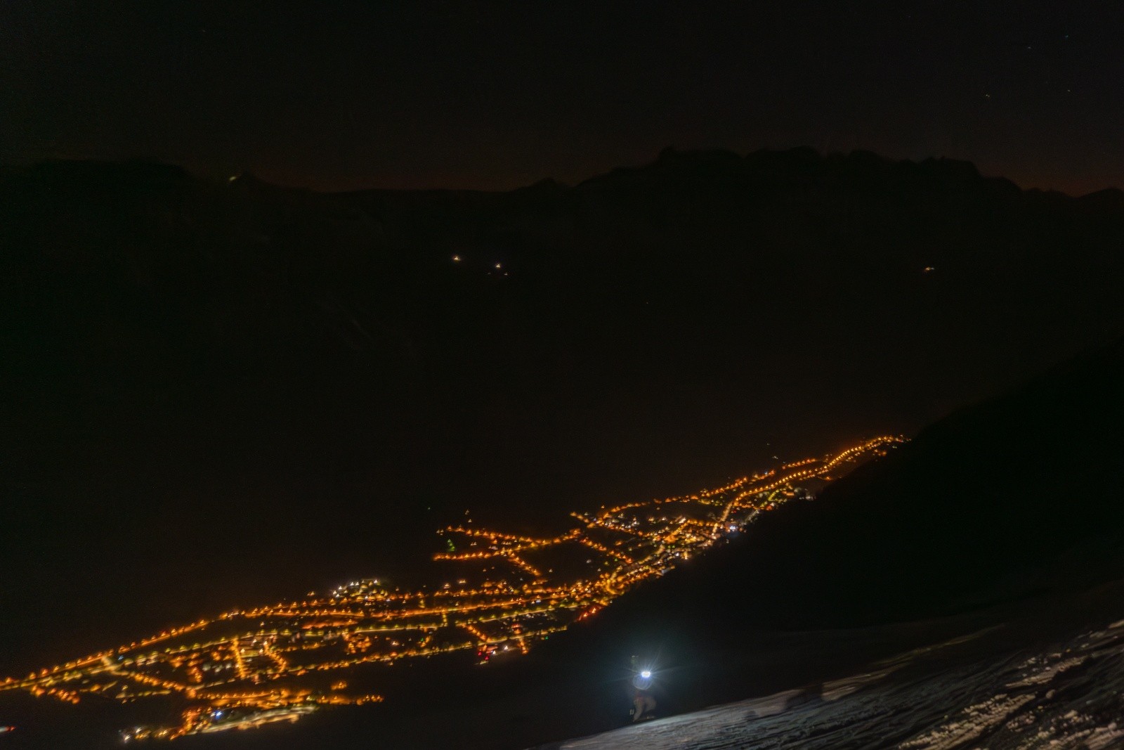 Vue sur Chamonix depuis l'ancienne gare de téléphérique