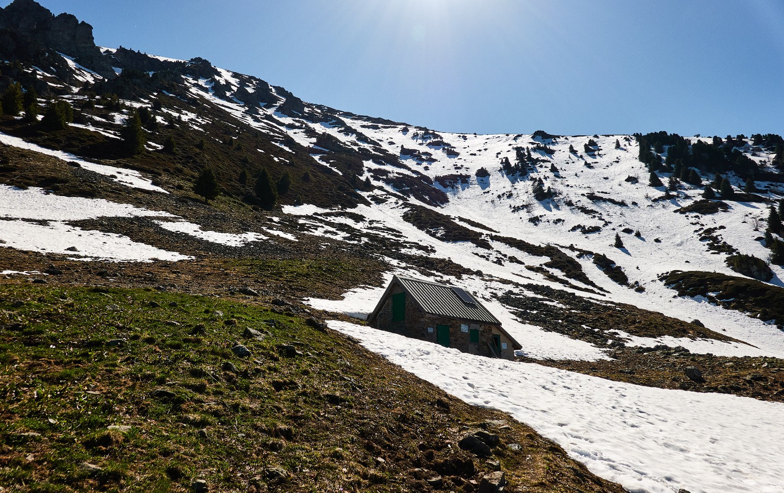 Chaussage après la baraque...