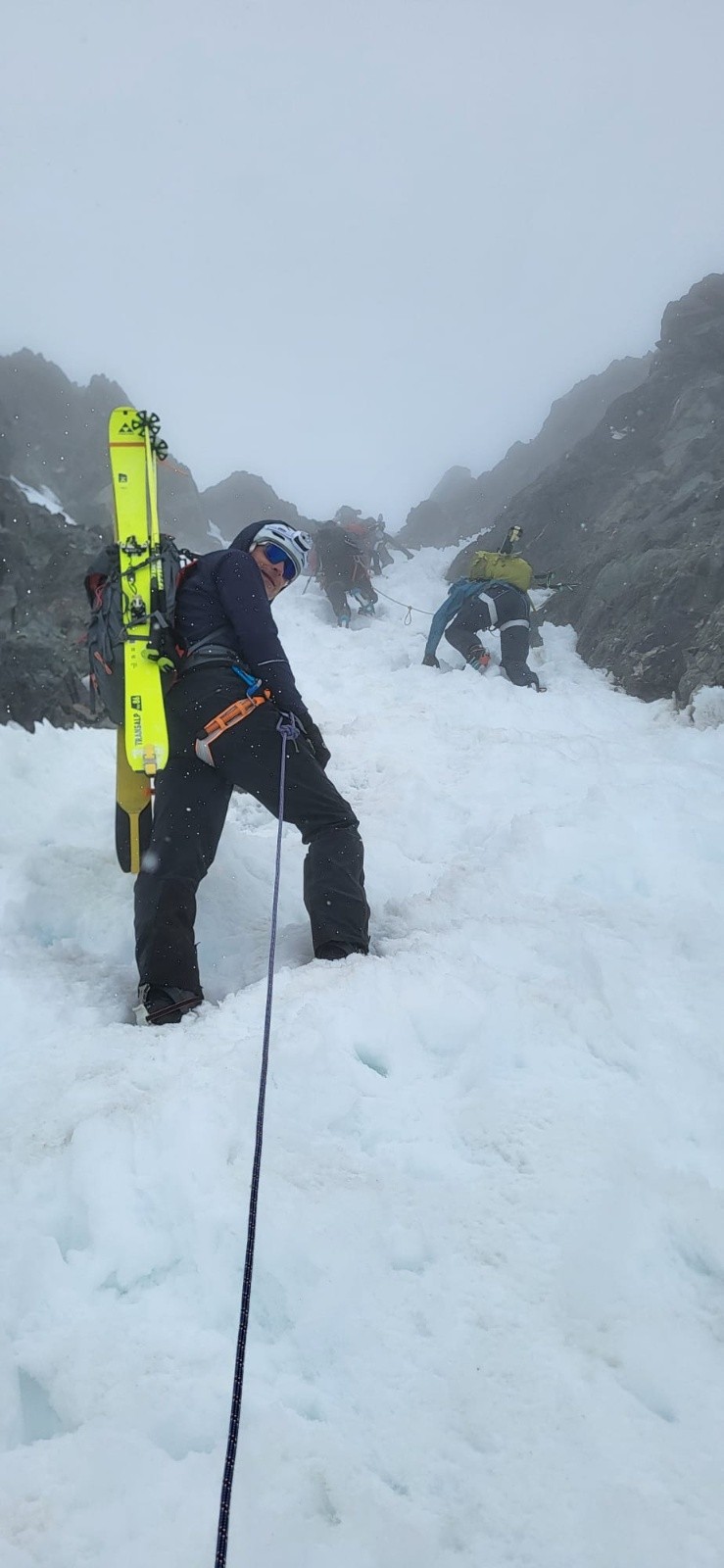 &nbsp;Escalier gelé