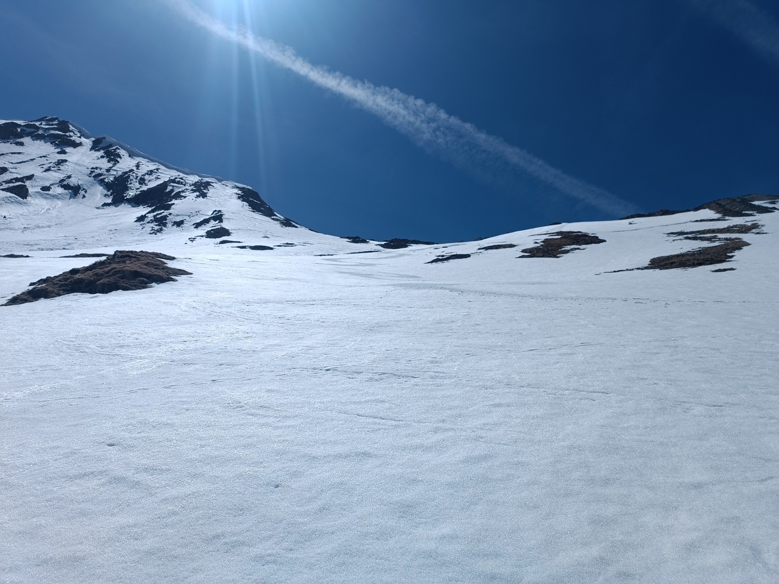 Descente excellente sur le haut de la face nord, ça se voit même de villard raymond