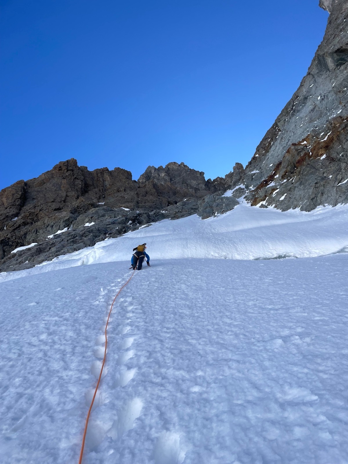 Rimaye col nord du glacier noir&nbsp;