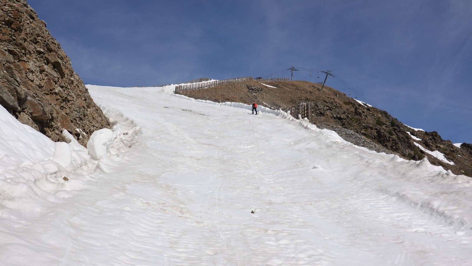 Arrivée à la Cime de Sistron
