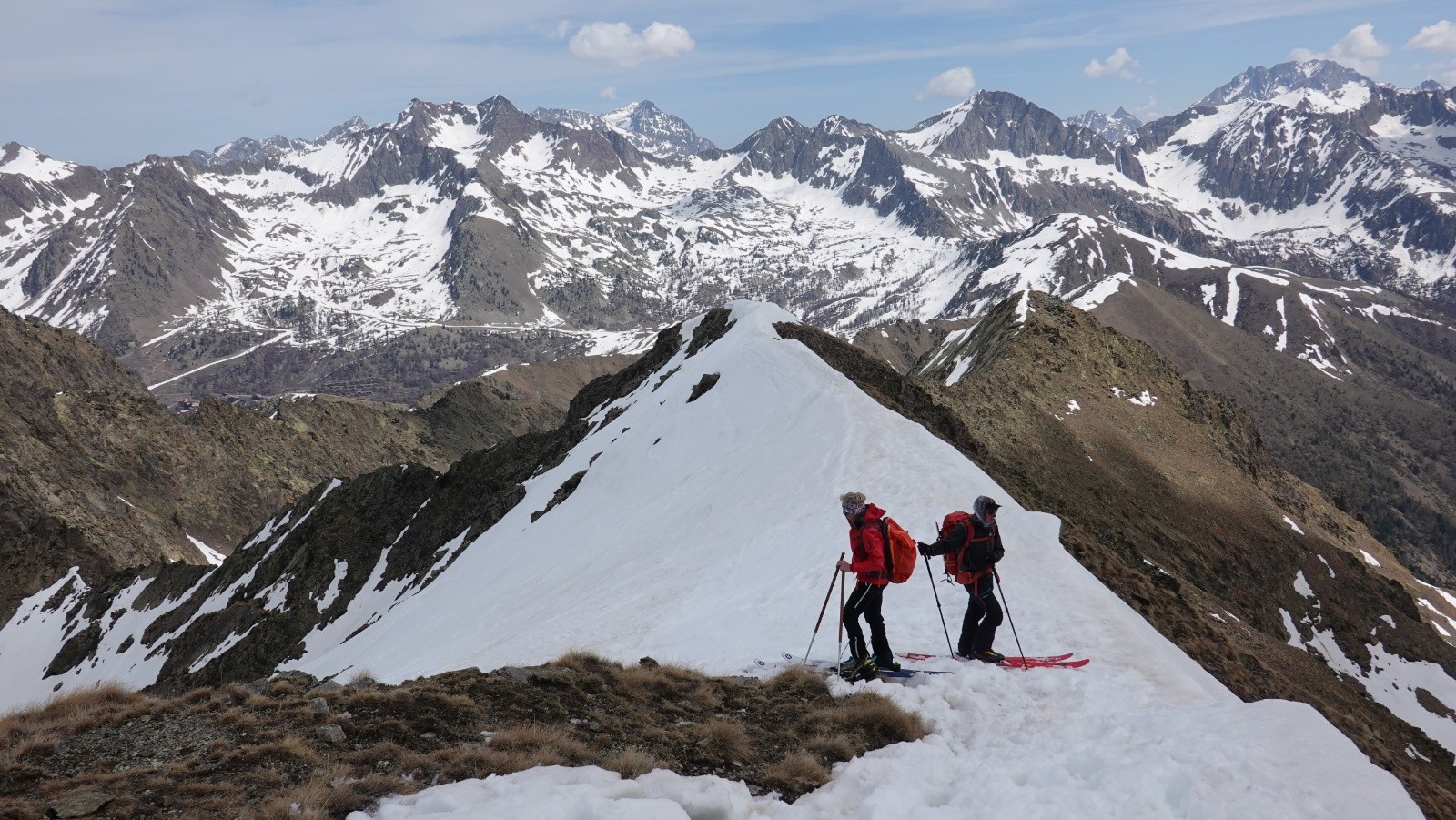 Valérie et Jean-Marie au départ du Mont St-Sauveur