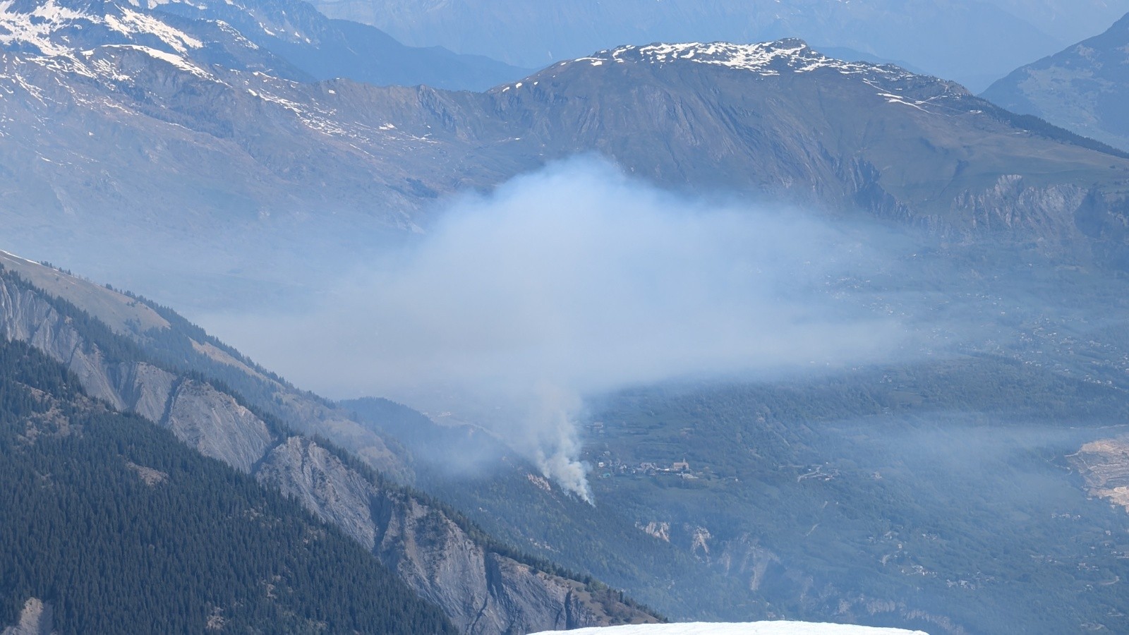 &nbsp;Incendie en cours