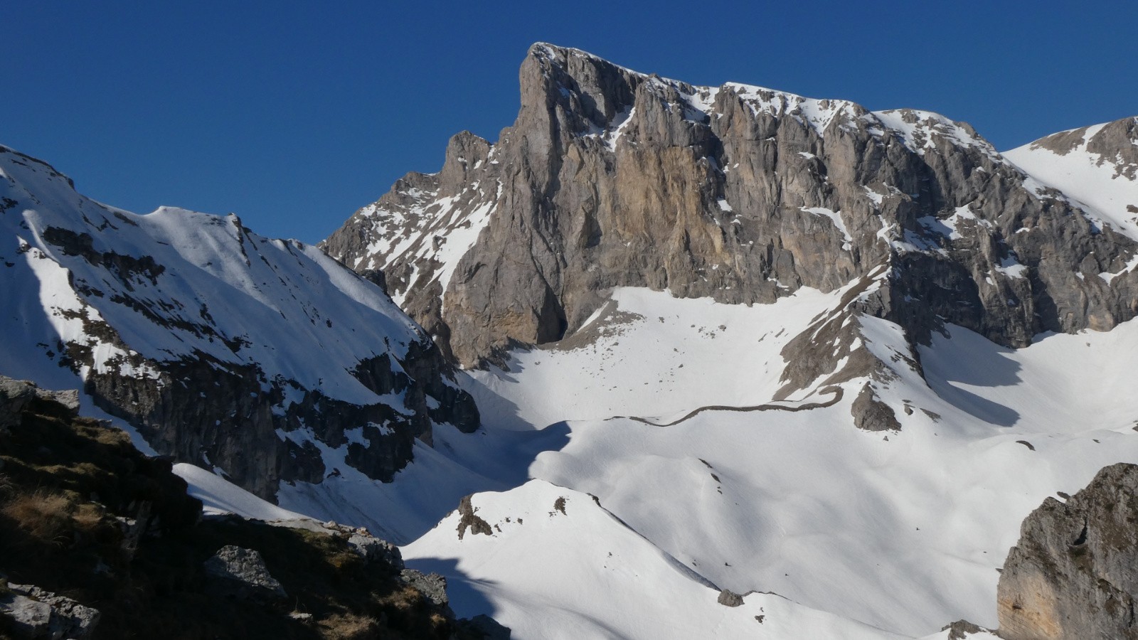 &nbsp;Pic de Bure sur Vallon Froid