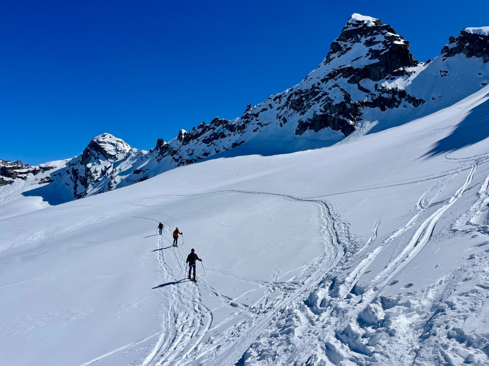 &nbsp;Au col du Grand Méan, sous la Pointe Mezzenile