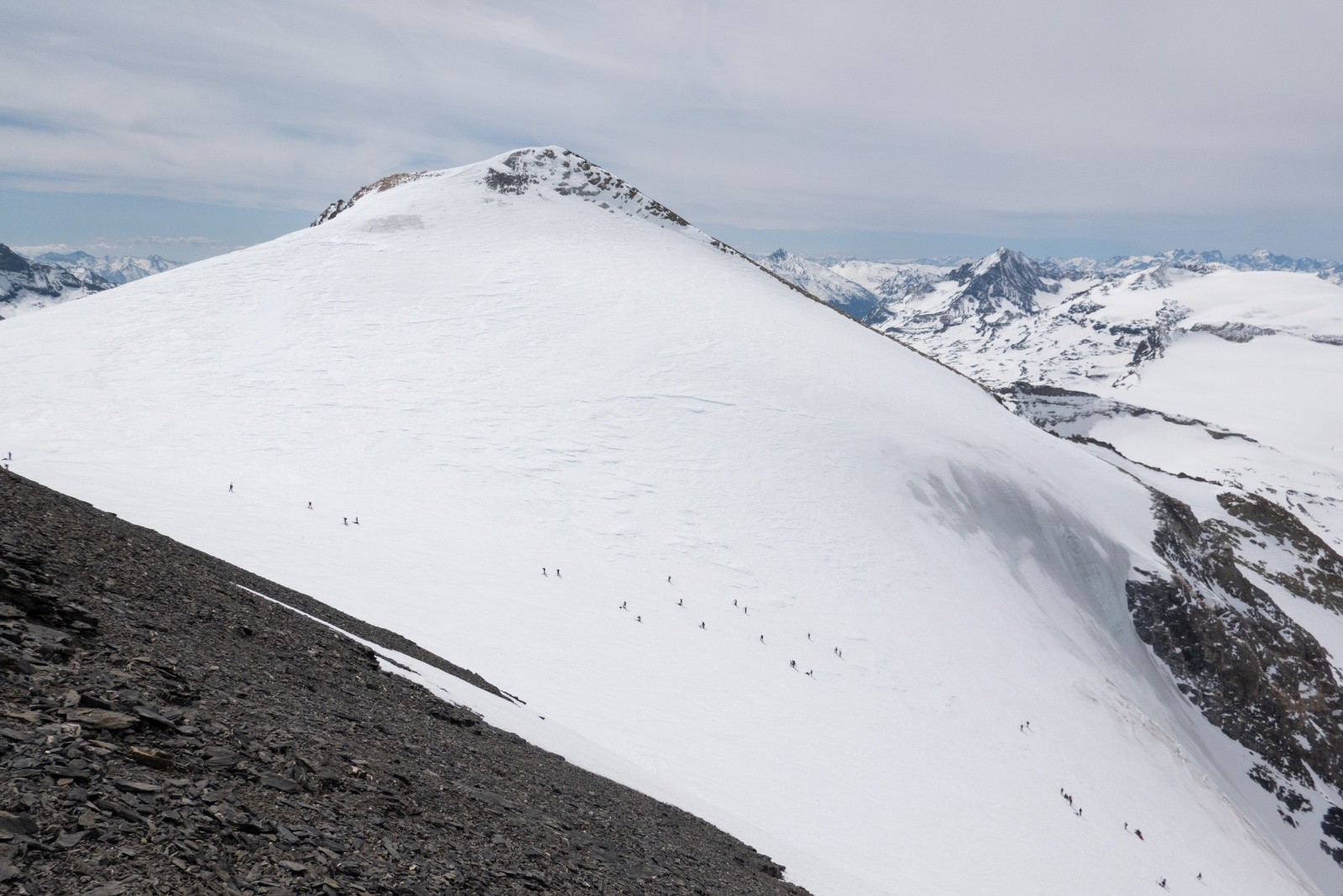 Le refuge était complet la veille, on en voit la conséquence&nbsp;