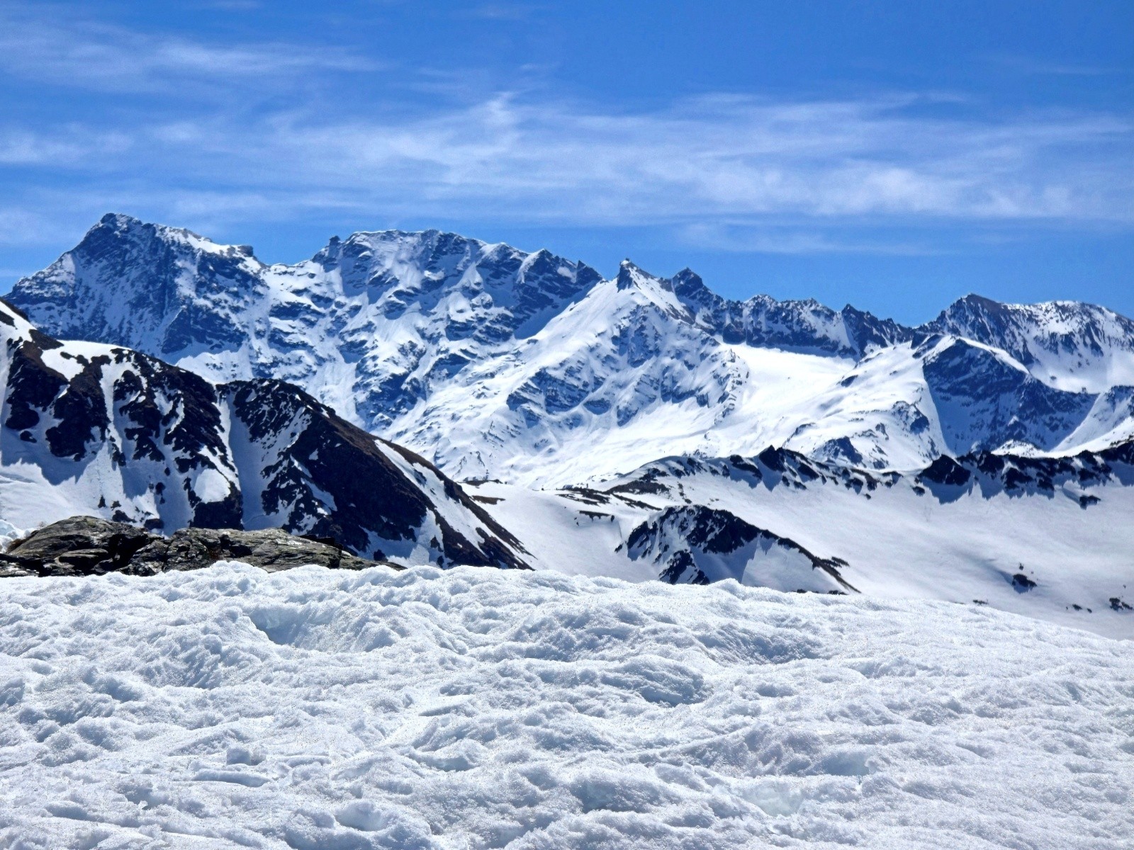 Les sommets du Val Grisenche.&nbsp;