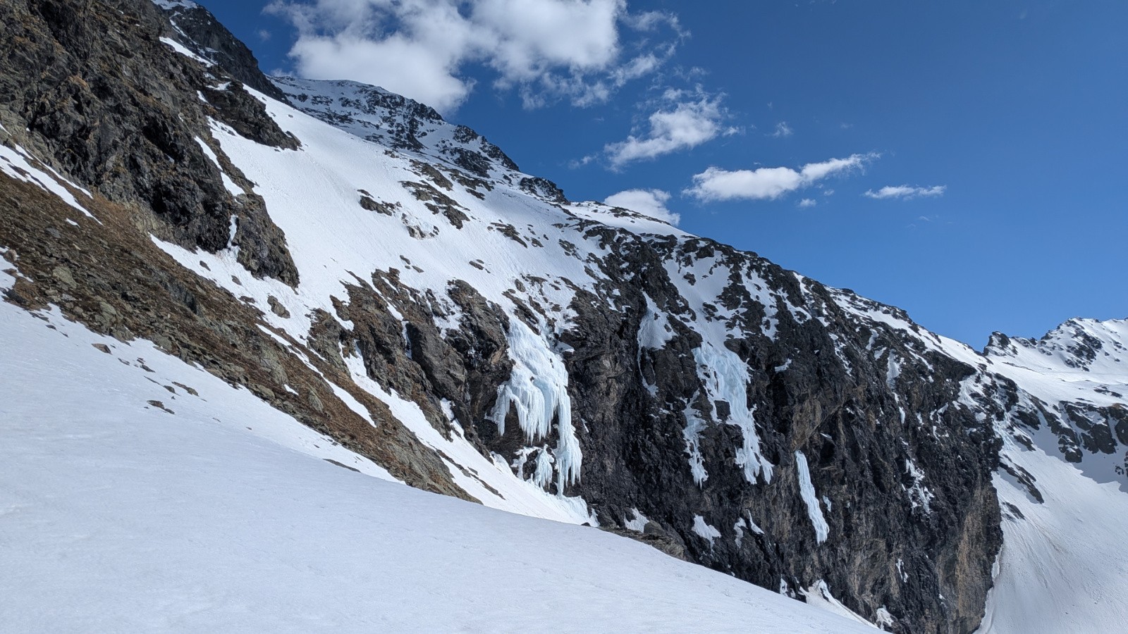Cascades vues du col du Tambour&nbsp;