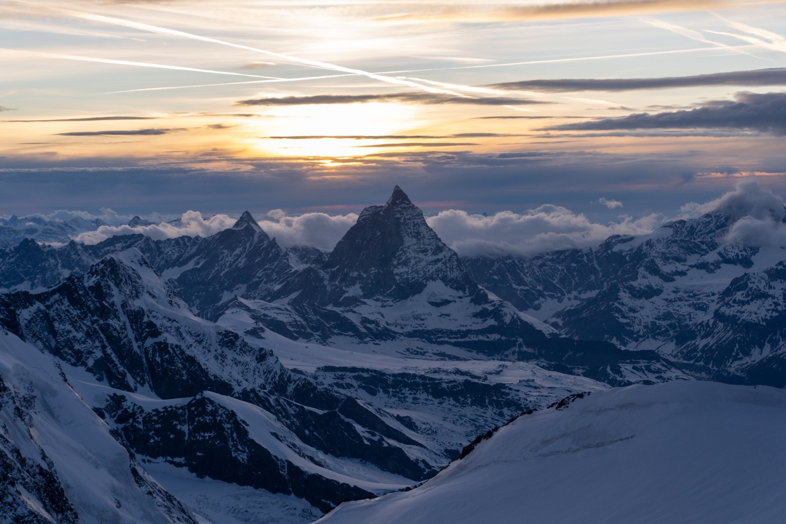 &nbsp;Le Cervin, depuis Margherita
