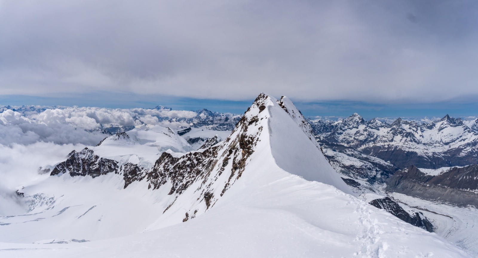 &nbsp;vue sur le Lyskamm ouest