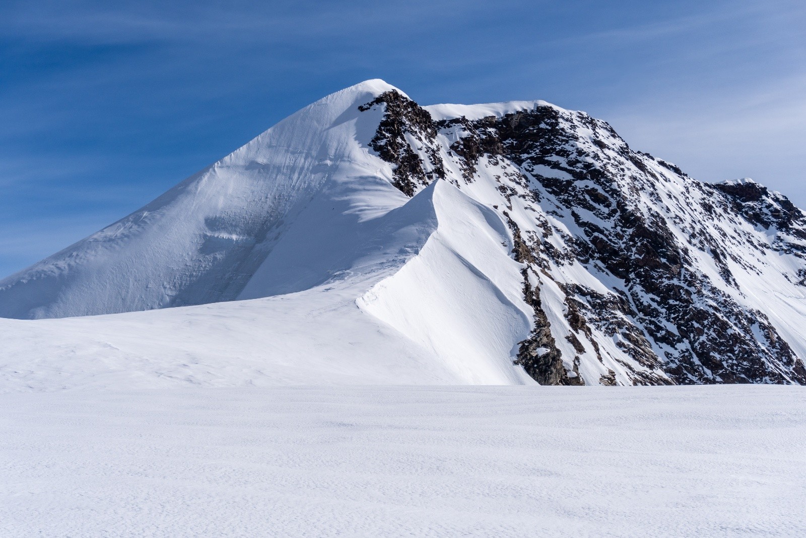 Vue sur le Lyskamm ouest&nbsp;