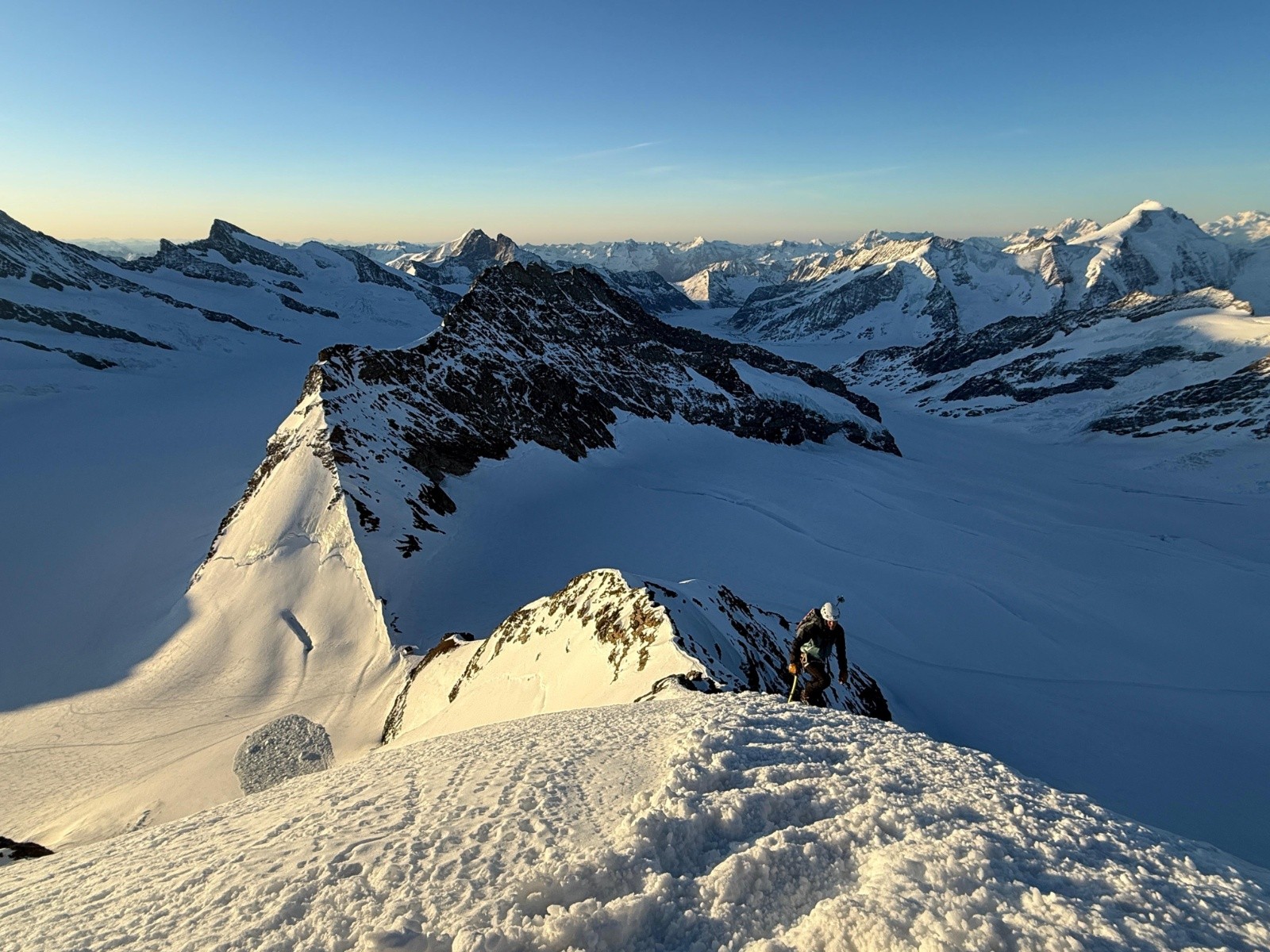 Seuls en trio sur l'arête&nbsp;