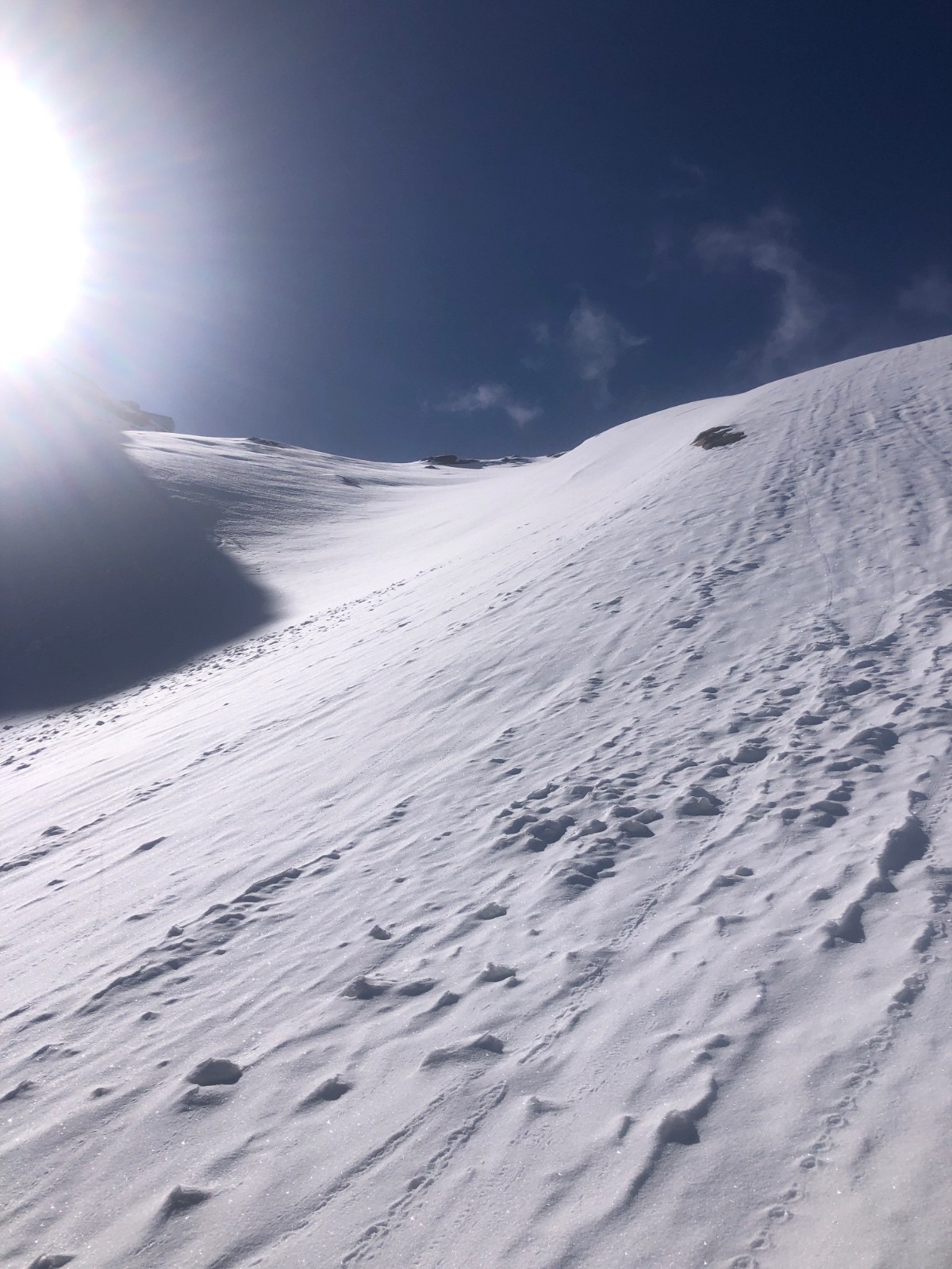 vers la sortie au col 3150&nbsp;