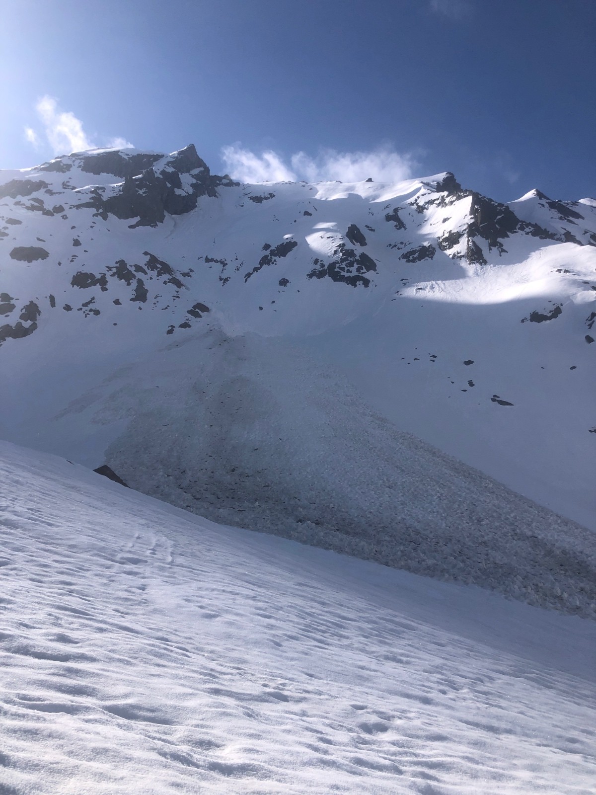 avalanche en rive gauche de l'invernet&nbsp;