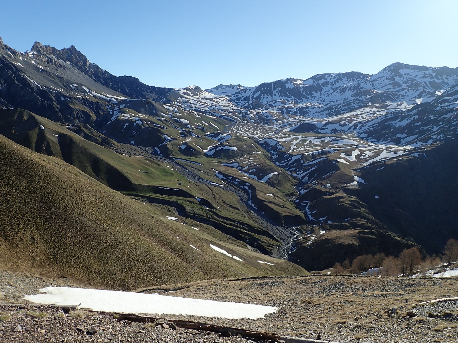 Conditions dans Salso Moreno : manque de neige