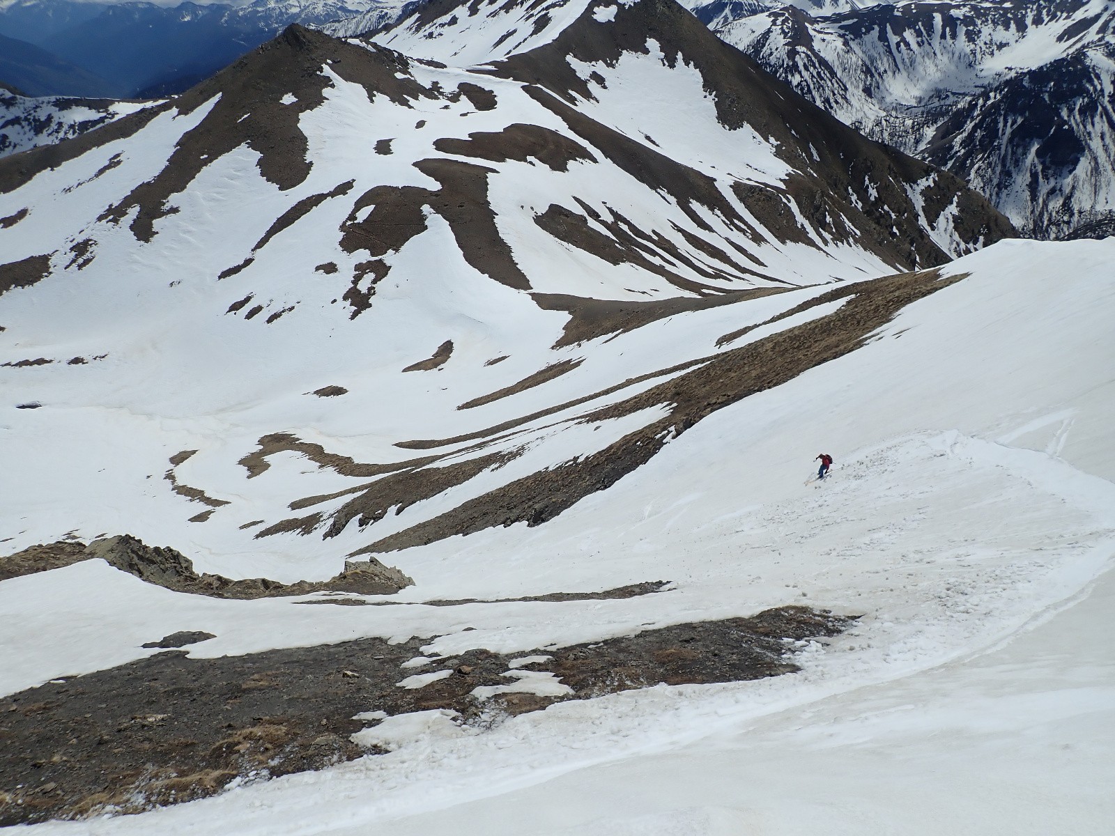 Descente de la pointe de Chaufrède
