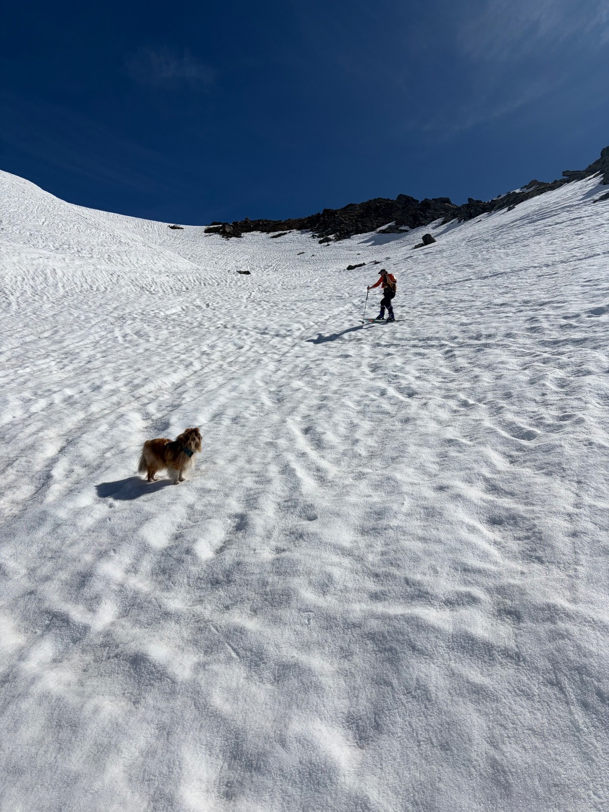 Derniers hectomètres avant le col&nbsp;
