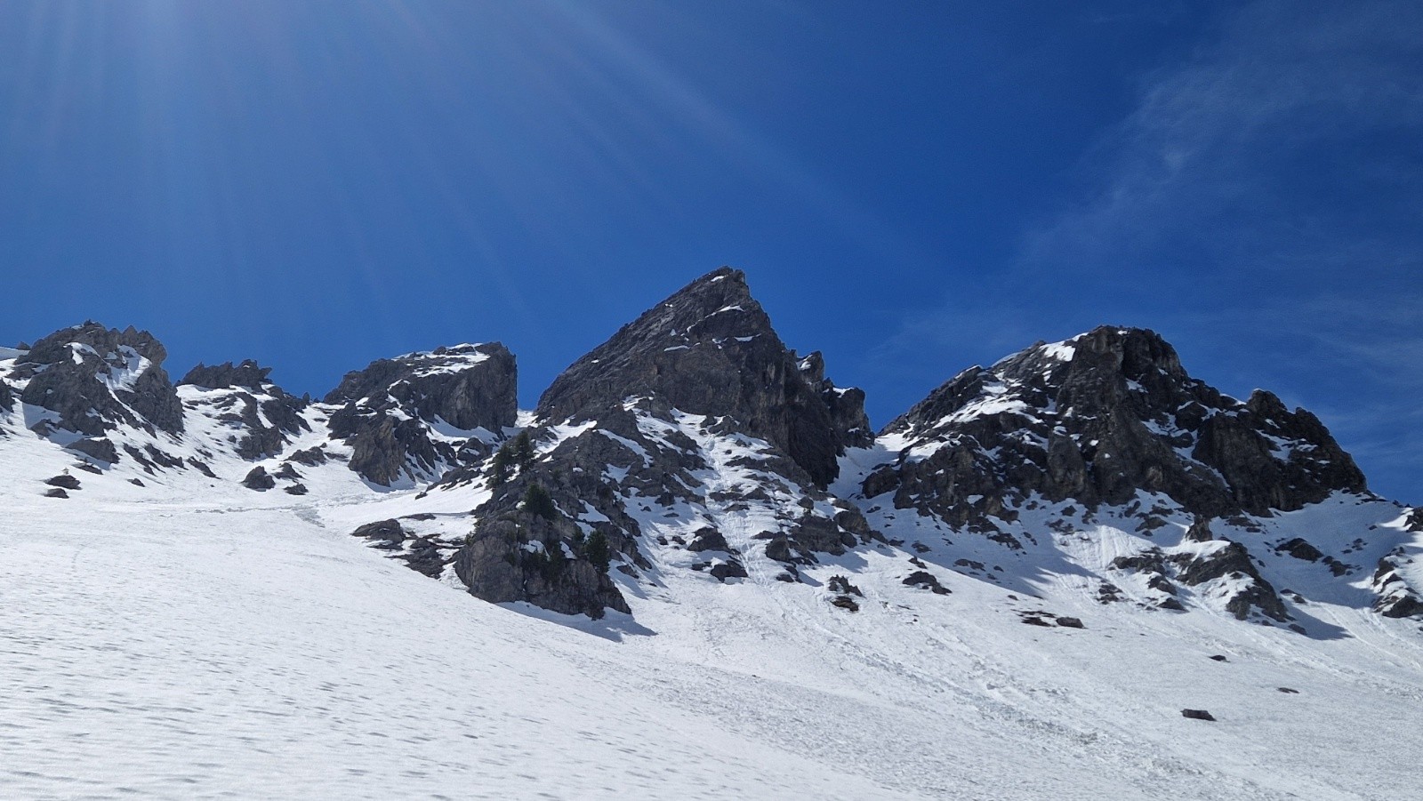 Couloir de gauche / Pic de M. / Couloir oblique&nbsp;