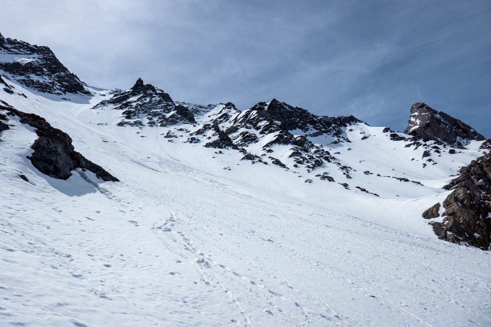 au pied du col des Sarrasins Nord
