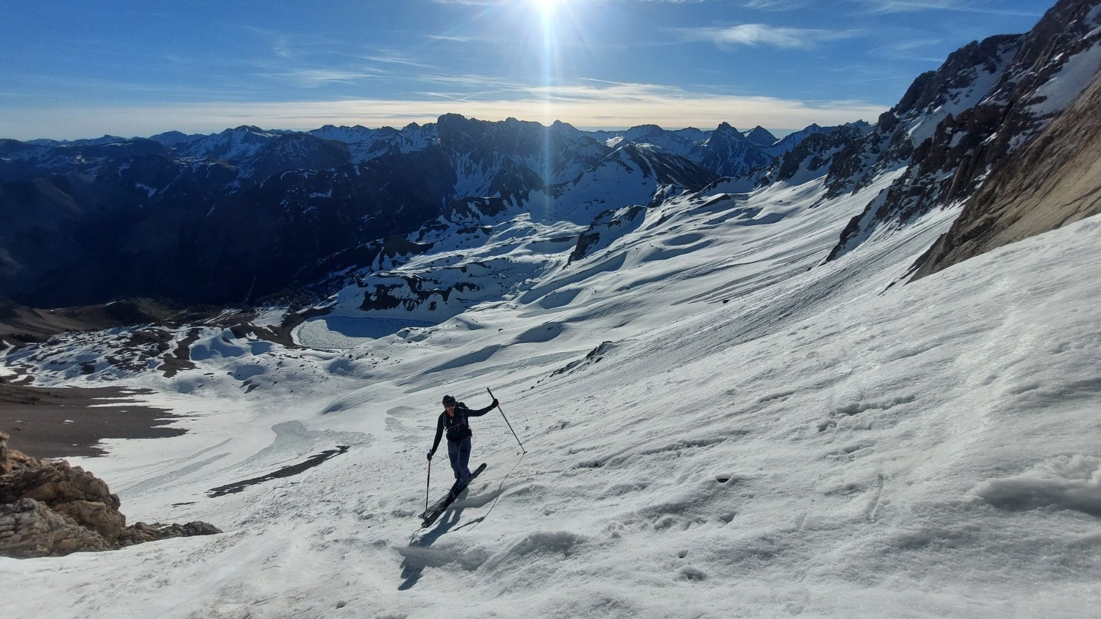 &nbsp;Derniers mètres en ski