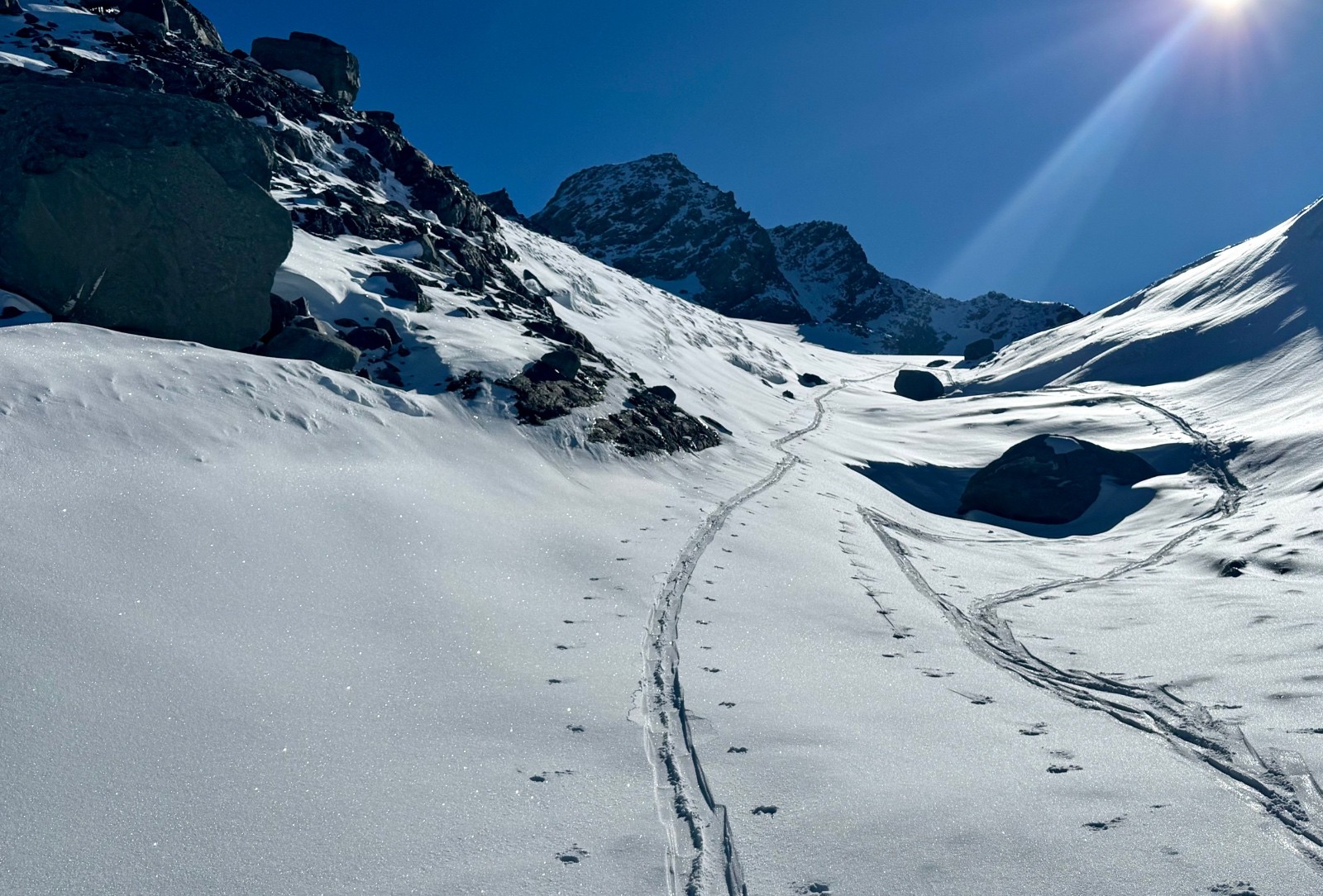 Arrivée au col de Thorens
