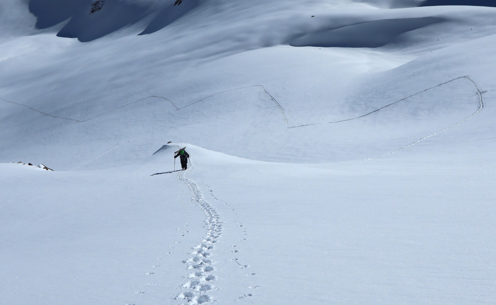 Versant Nord du sommet Ouest du Chevalier&nbsp;
