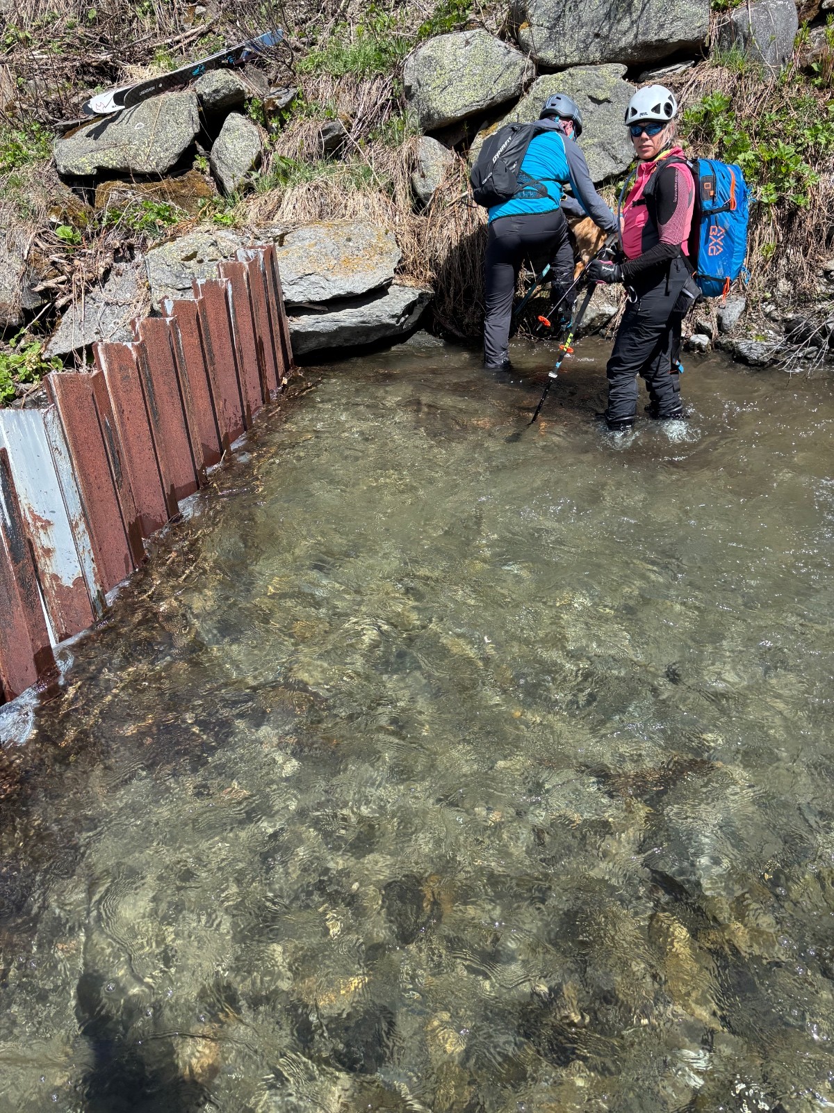 &nbsp;Fin de rando pieds dans l’eau&nbsp;
