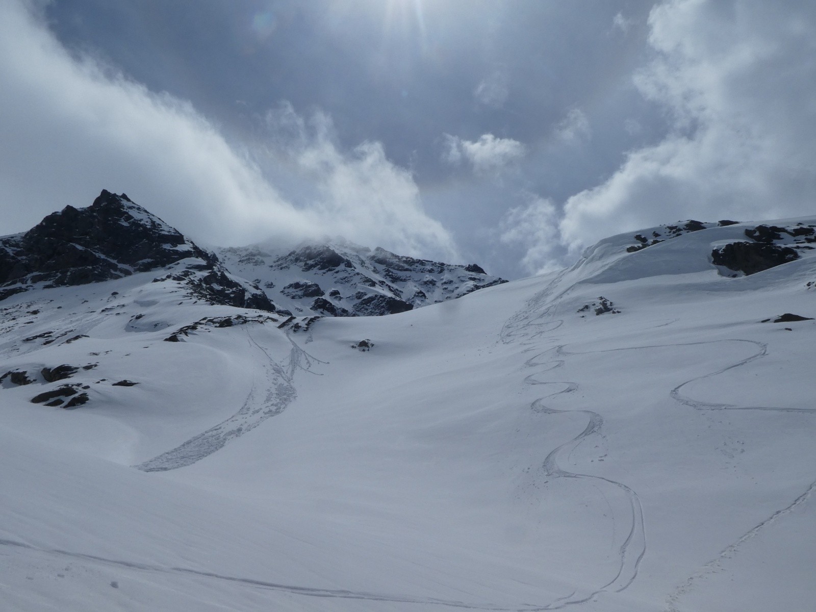 Avant de remonter au col de la Sassière.