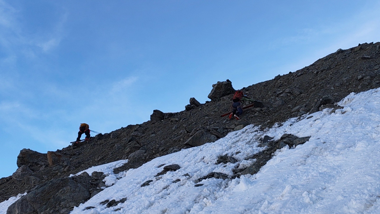 Descente de moraine