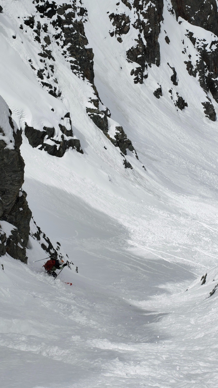 Couloir de sortie en bas