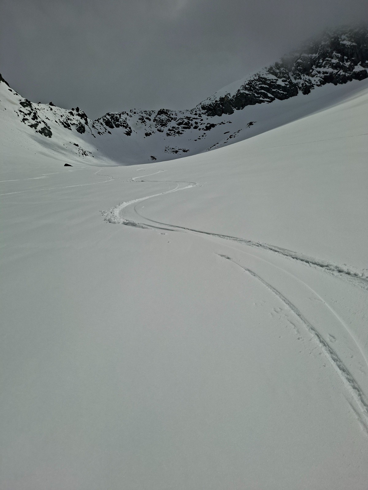 Bonne moquette sous le col d'Arnès