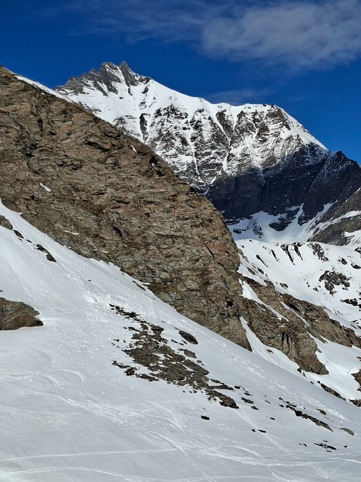 La face sud de Charbo (couloir trop sec)