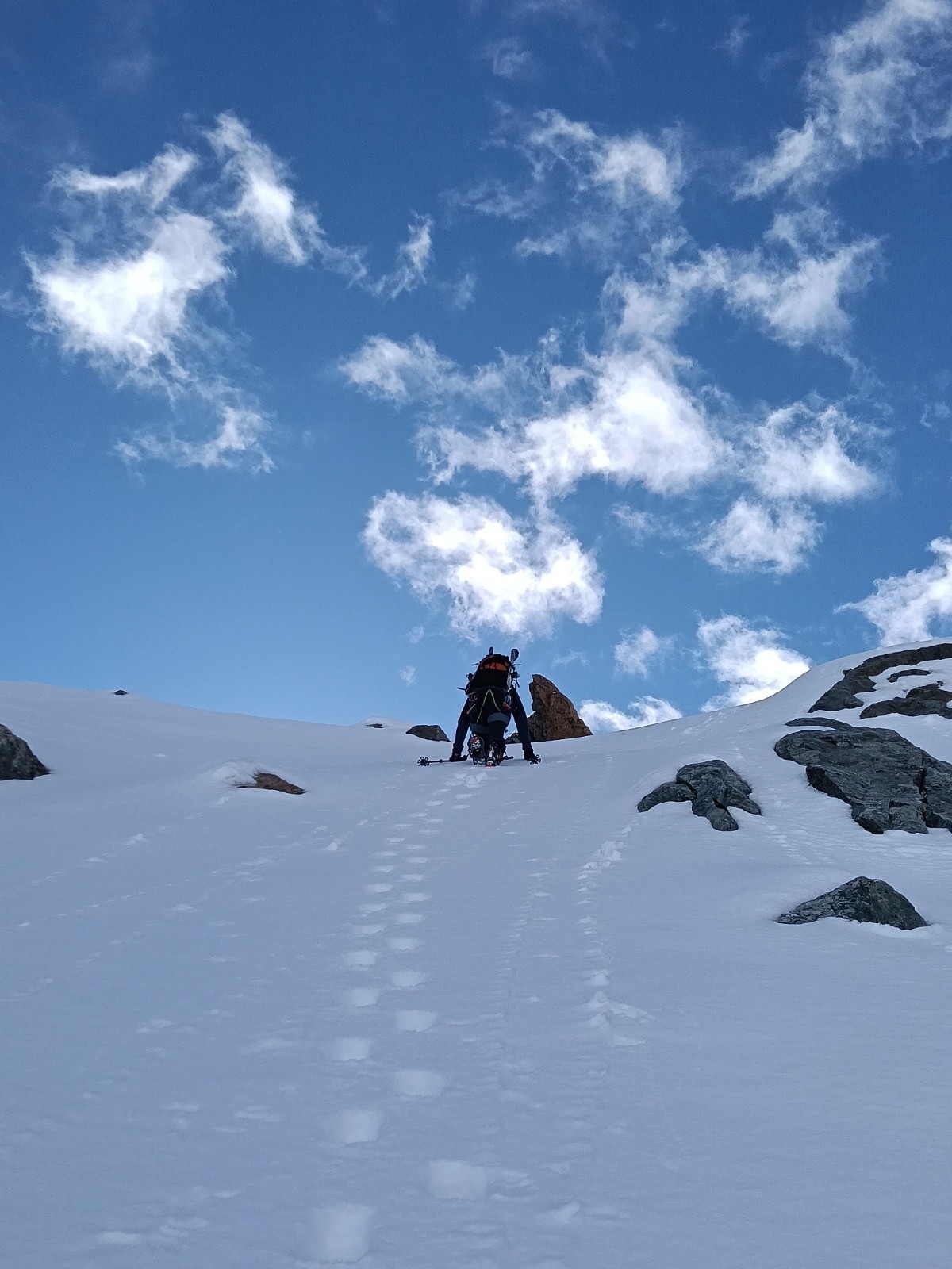 La montée au col