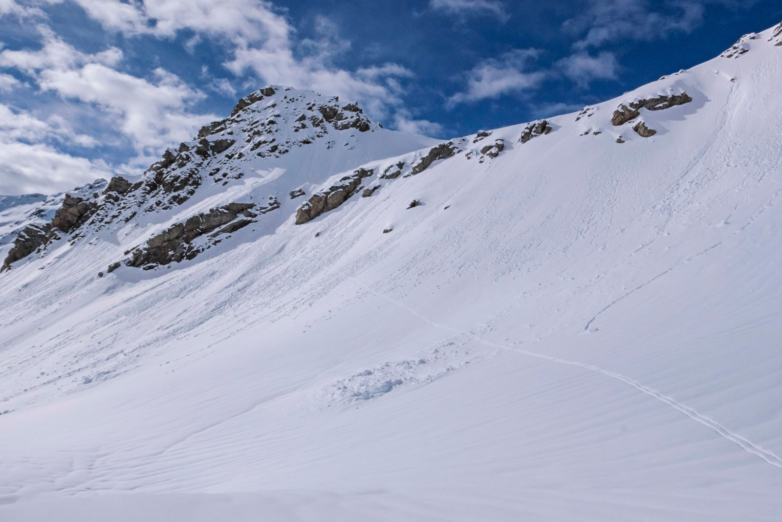 Passage du col de la Perche: suis passé au pire endroit...