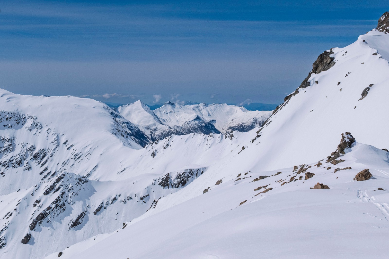 Les sommets du WE: Col des Rougnoux, de la Perche, de Freissinières, Rochebrune, L'aiguille d'orcières