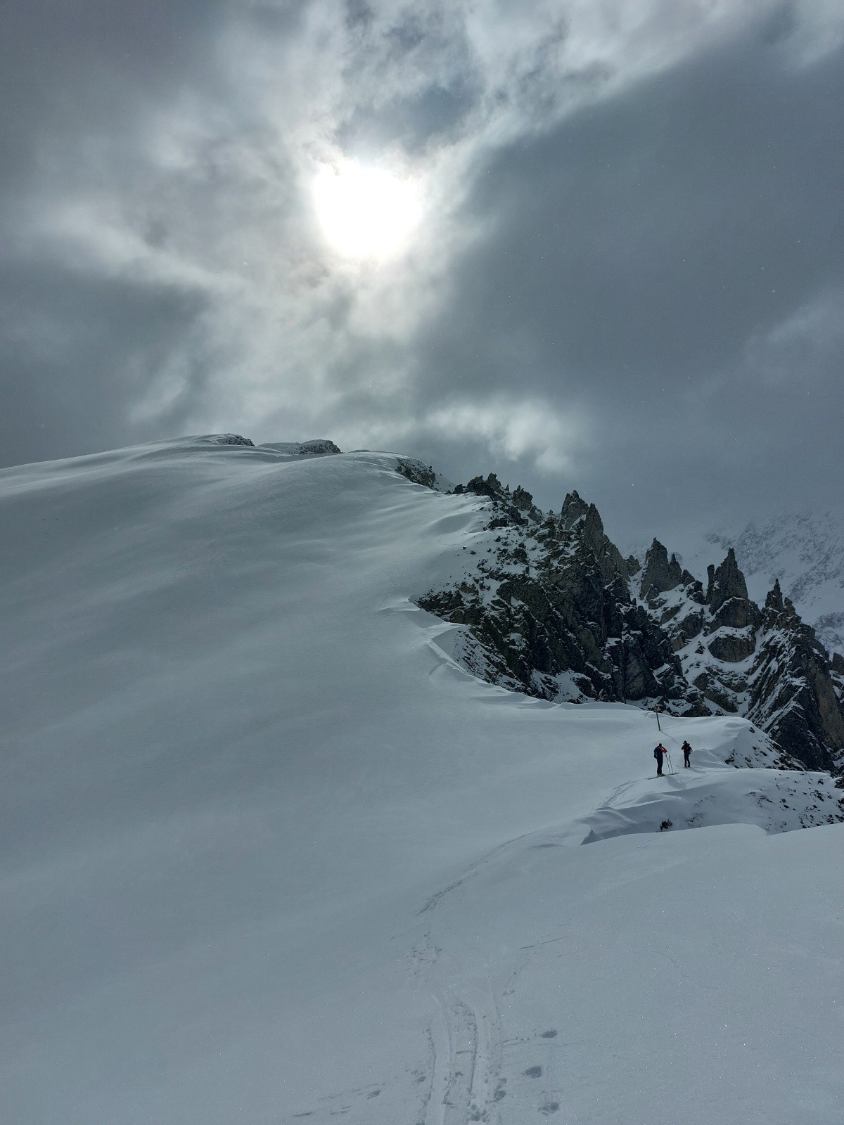 Sous le sommet des Aiguillettes