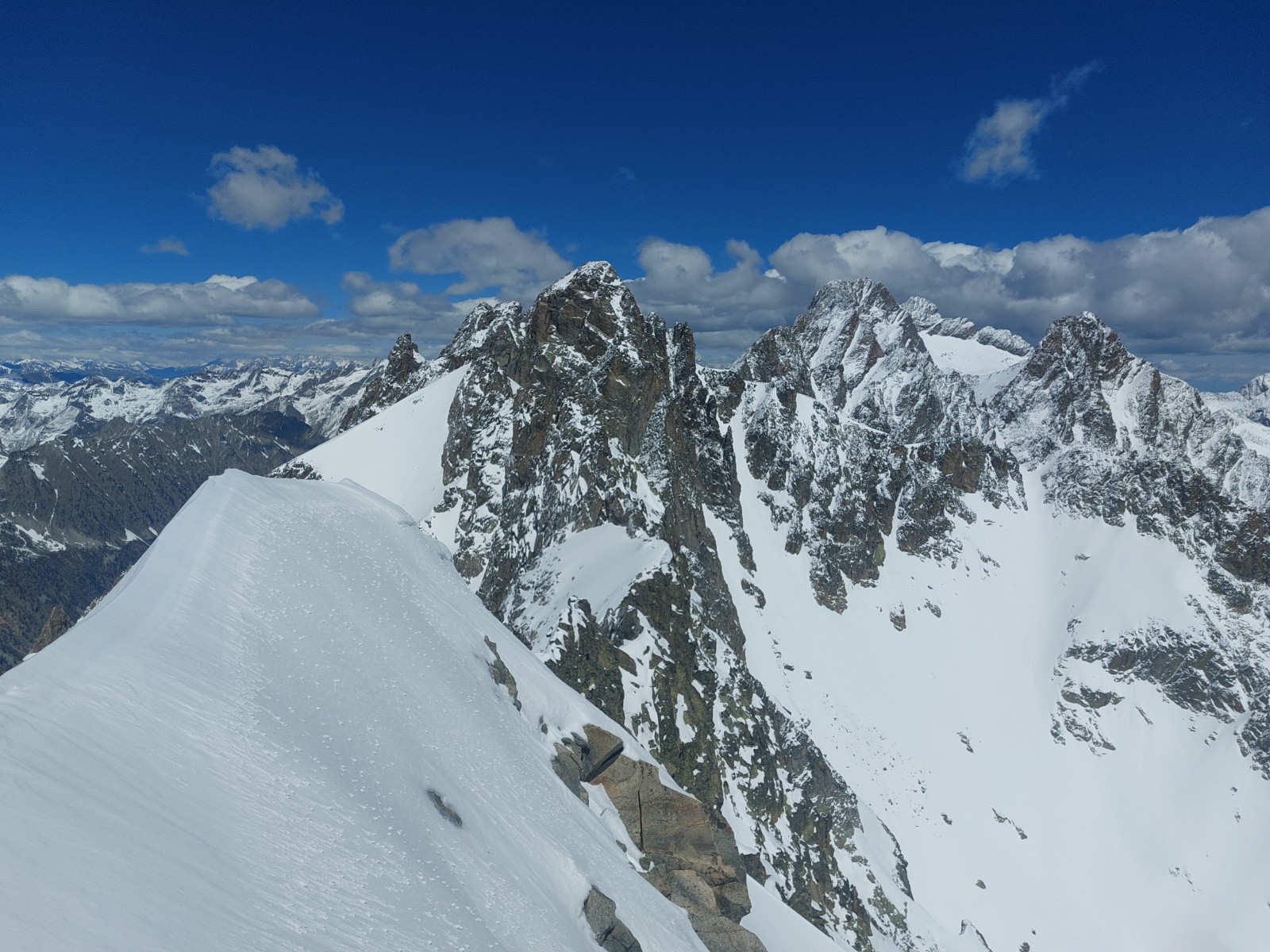 L'Argentera vue du sommet&nbsp;