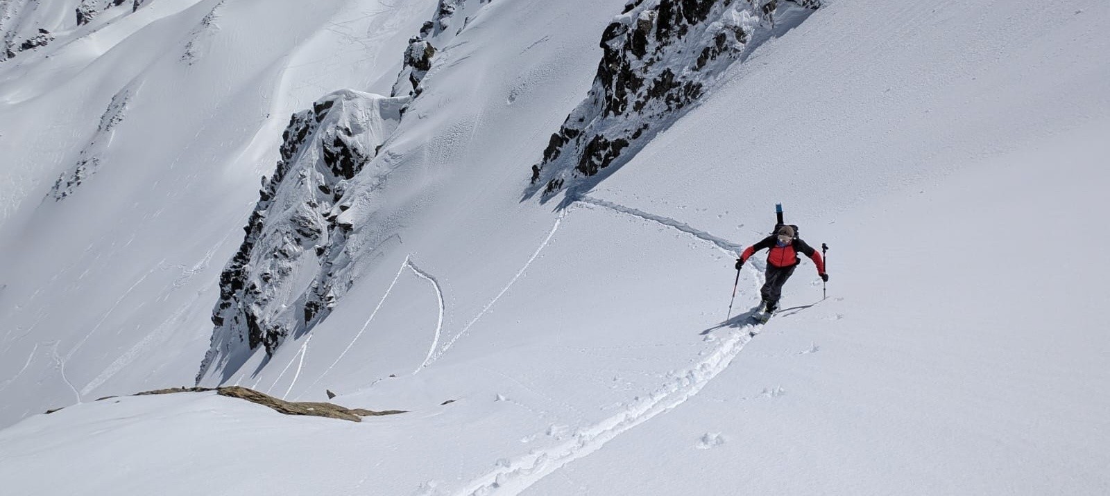 Traçage efficace de Mathu au col de Vouteret&nbsp;