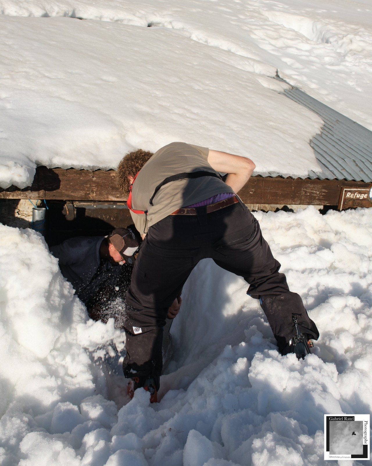 déneigement en cours