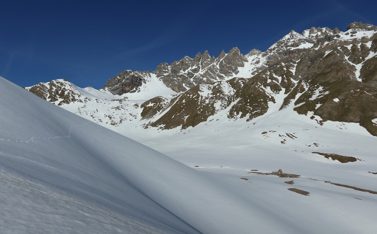 le Vallon des Chalmettes, sous le Col de Péas&nbsp;