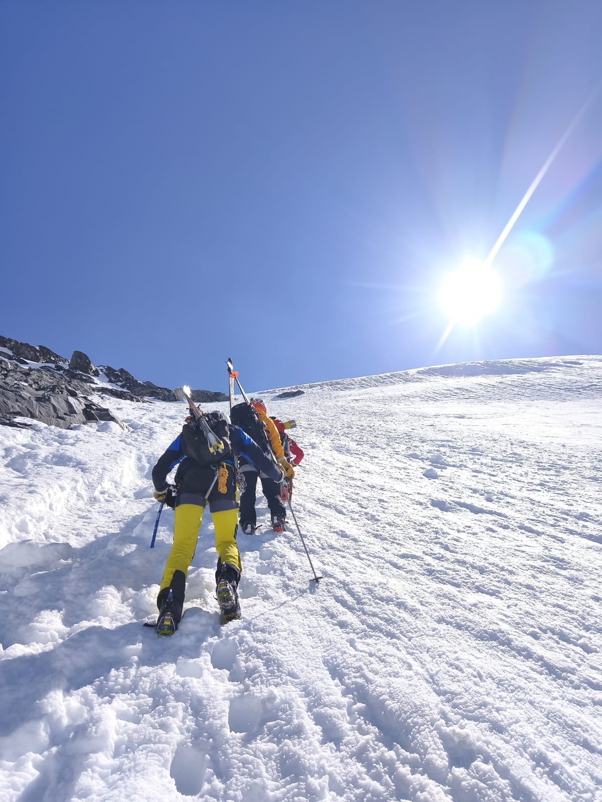 #3 Grimpe partie raide du glacier Grimpe partie raide du glacier