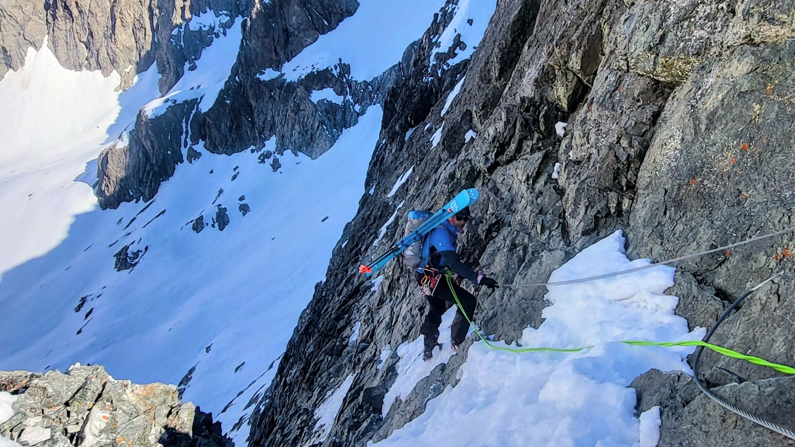 #23 Début descente col des Ecrins Début descente col des Ecrins
