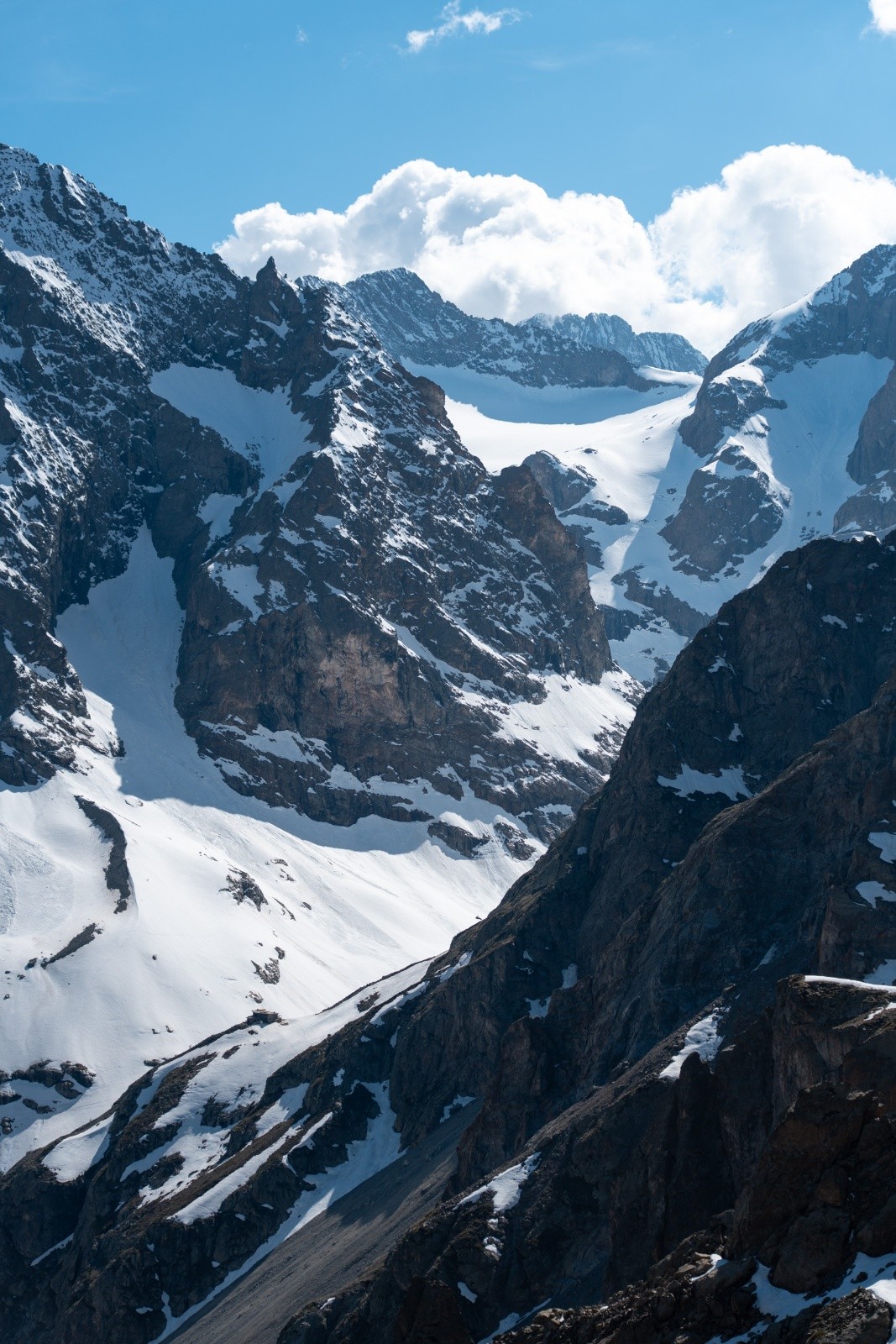 #4 Vue sur le refuge d Vue sur le refuge d'été du Sélé et le glacier du Sélé