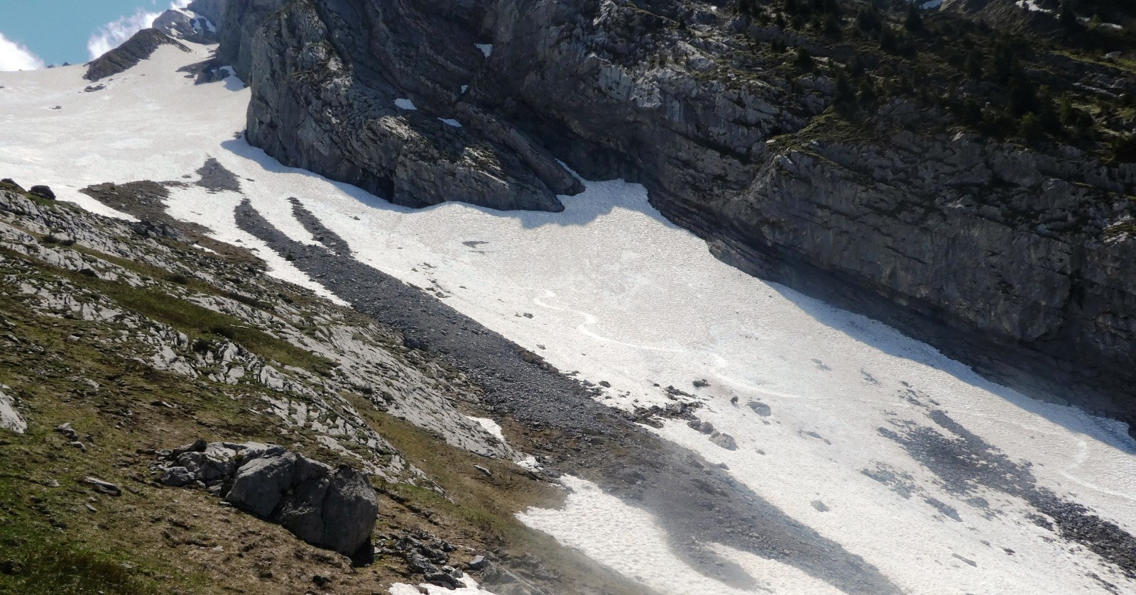 haut du névé du bas