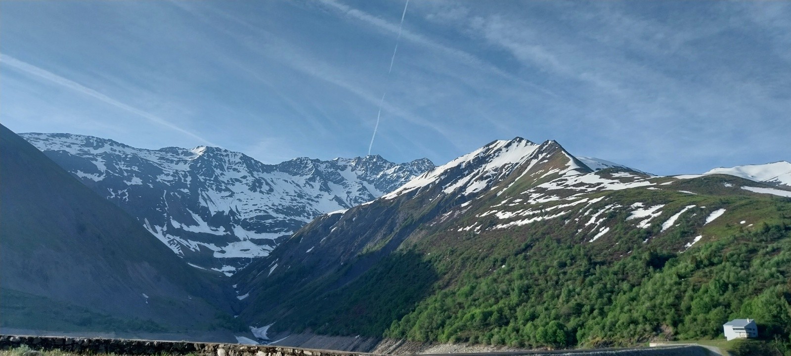 Depuis le barrage de grand maison&nbsp;