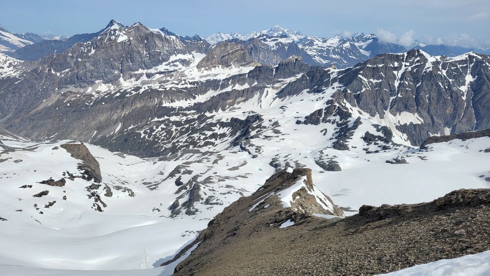 #20 J2 Fin de la remontée côté glacier Est J2 Fin de la remontée côté glacier Est