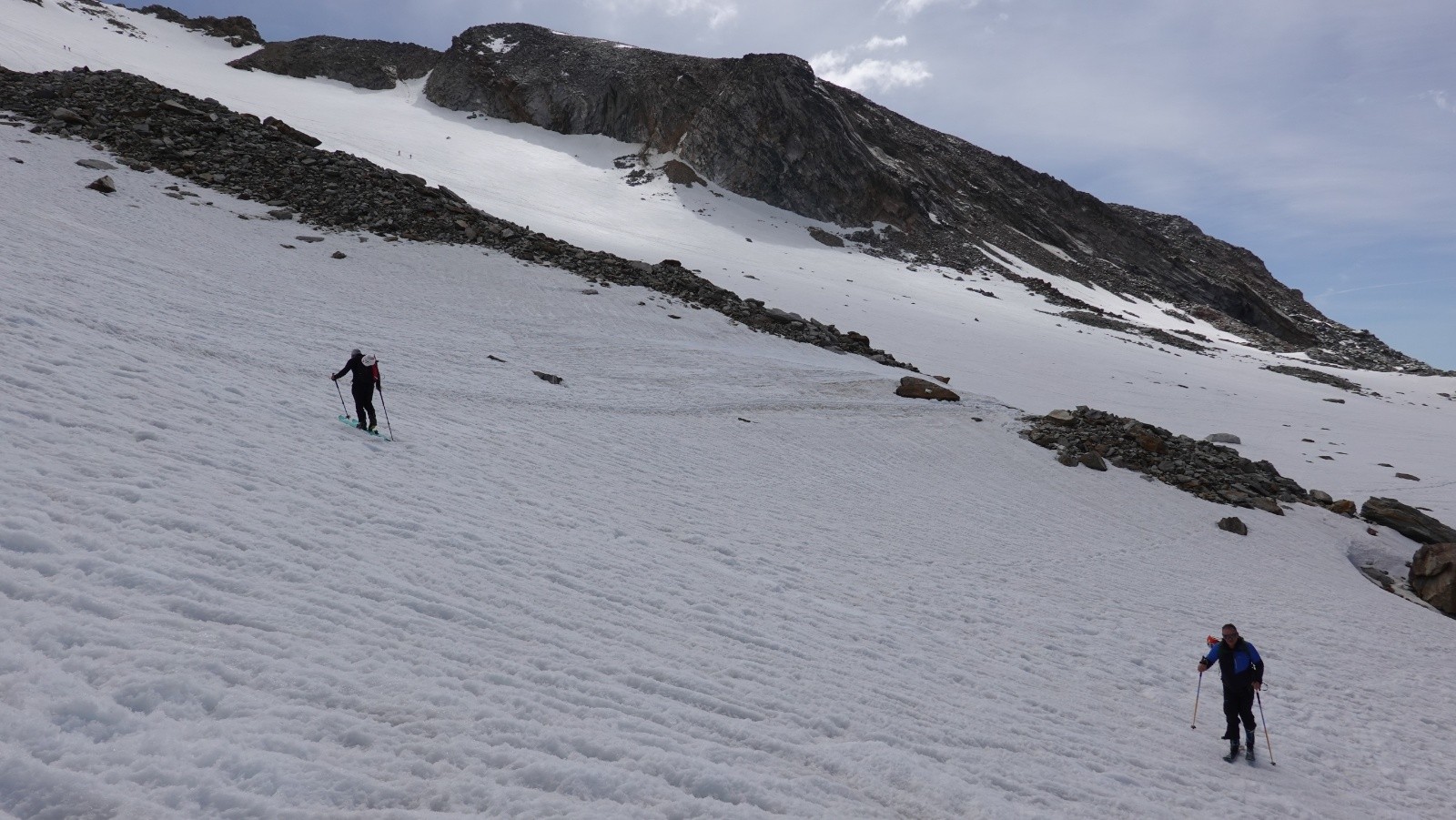 #2 Progression en ski peu après le départ mais de manière provisoire Progression en ski peu après le départ mais de manière provisoire