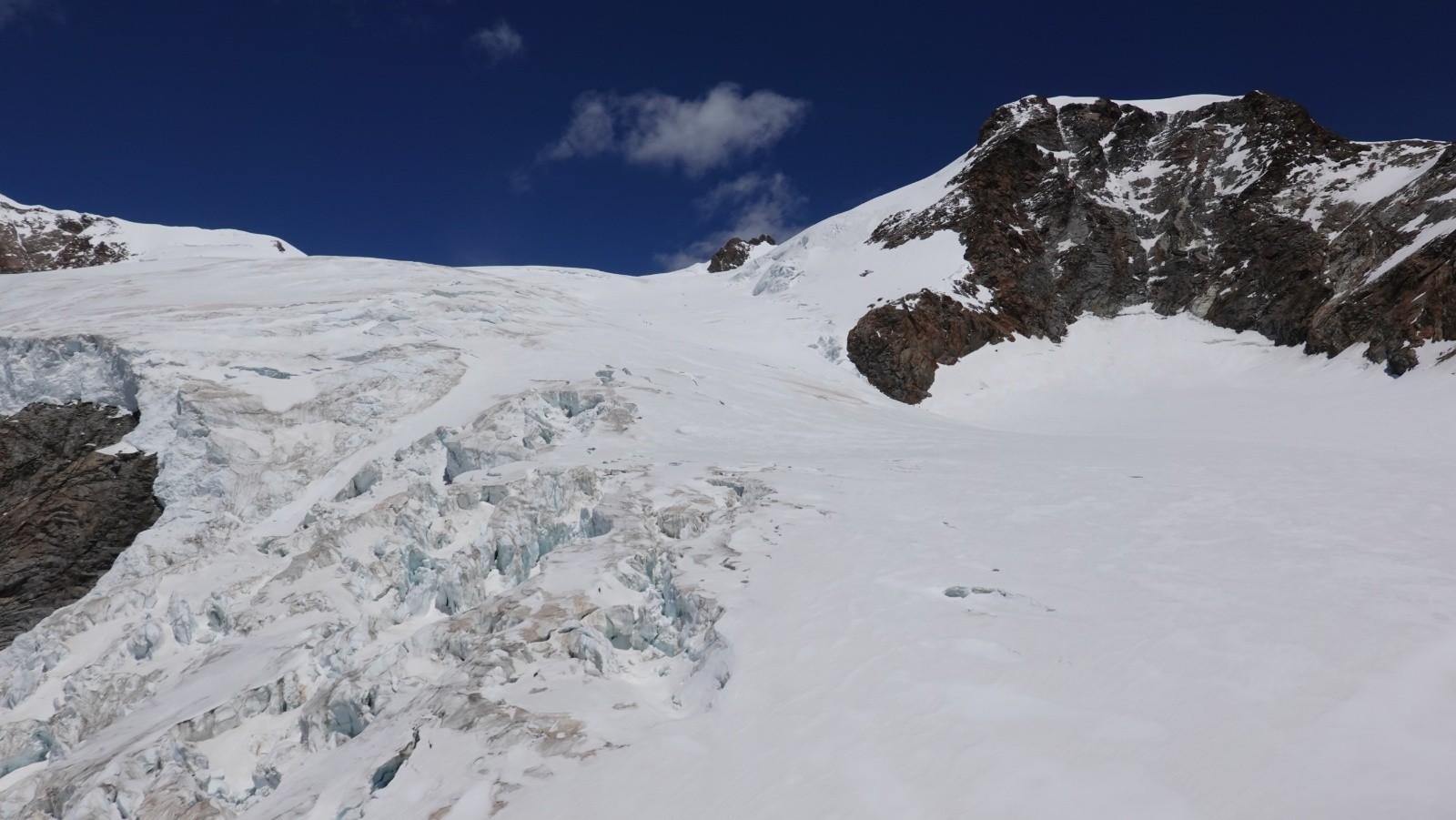 #14 L L'itinéraire du lendemain sur le glacier du Garstelet