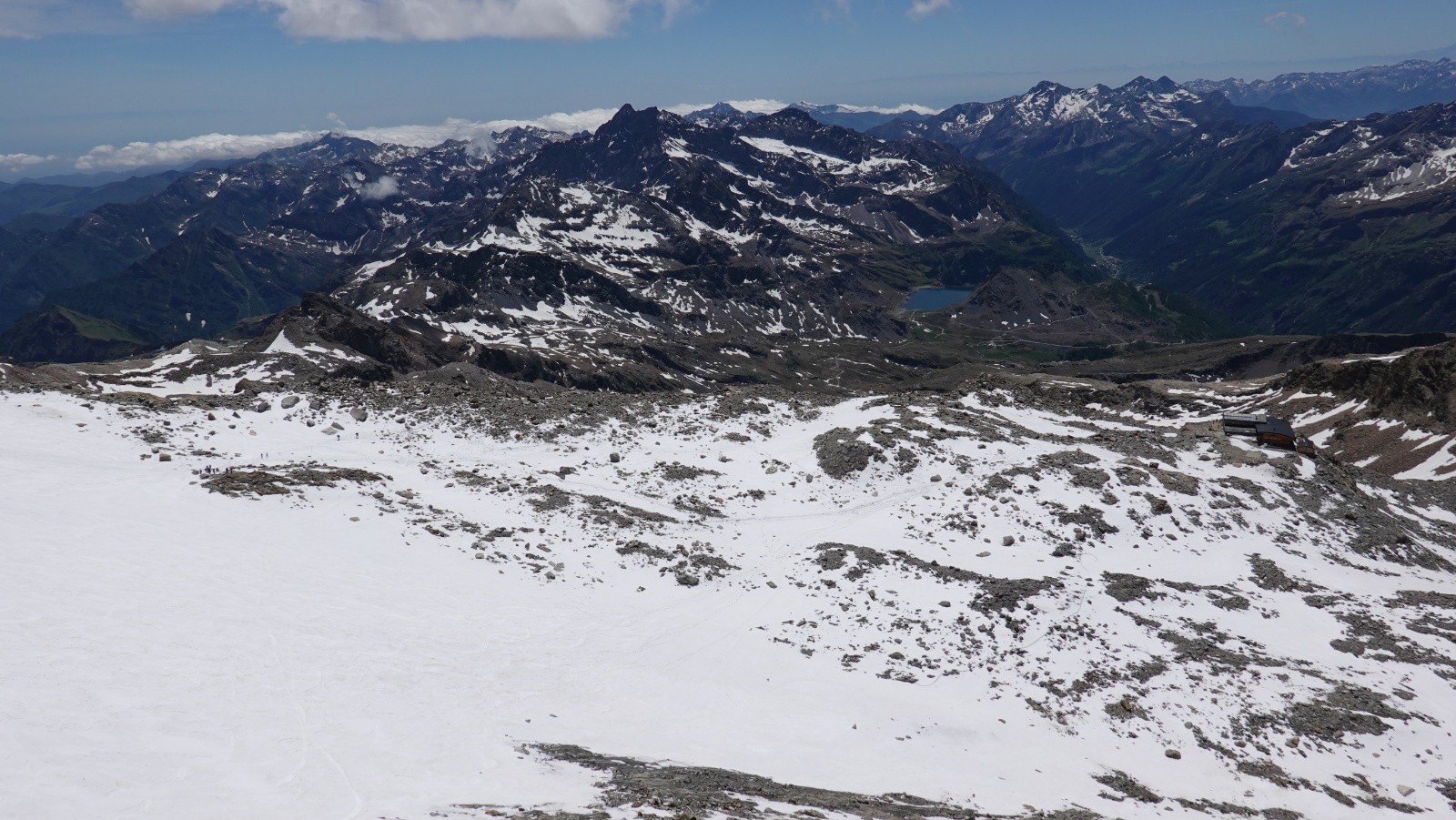 #10 Les conditions d Les conditions d'enneigement sous le Refuge Gnifetti